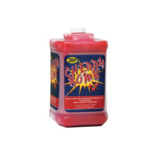 ZEP CHERRY BOMB HD HAND CLEANER W/ABRASIVE,GAL