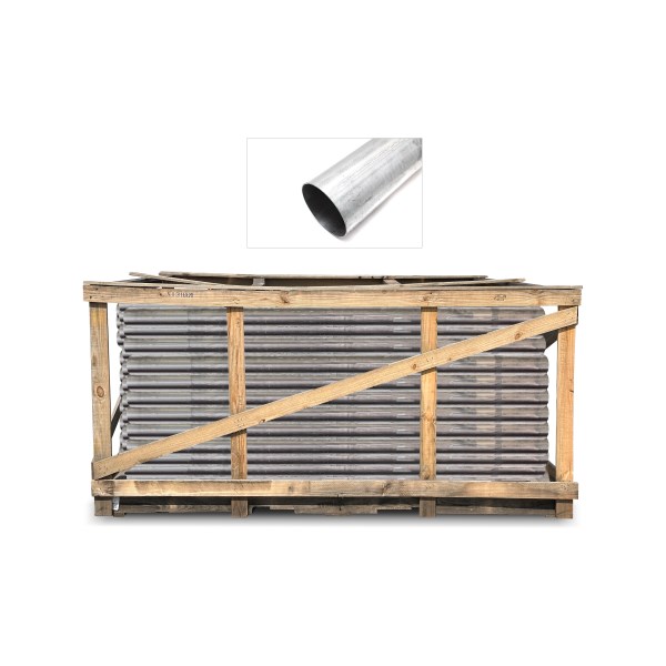 PAL.60 TUYAU DROIT 4"X10'OD/OD,14GA(ALU)